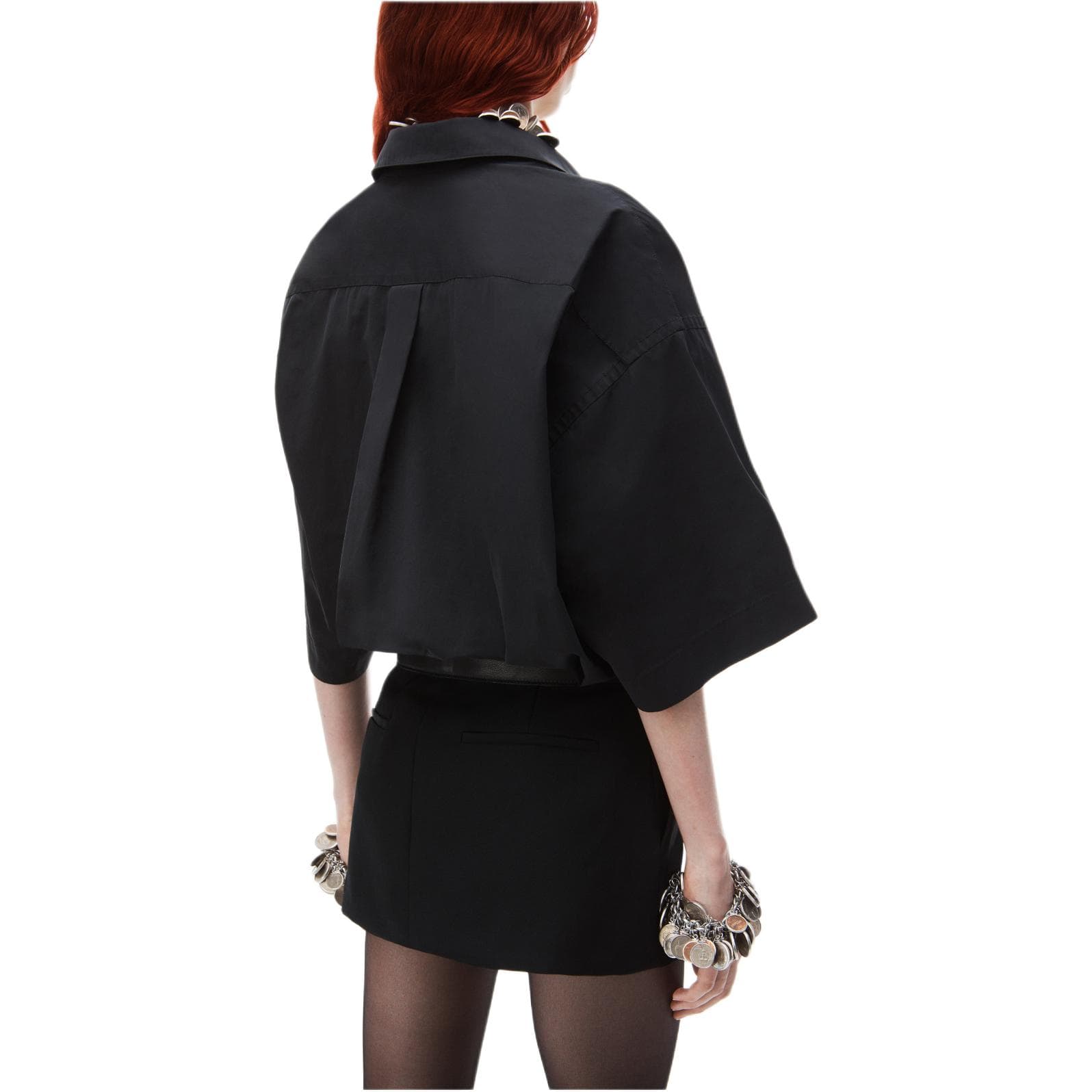 Платье alexander wang Belted Hybrid Mini Shirtdress - изображение 4