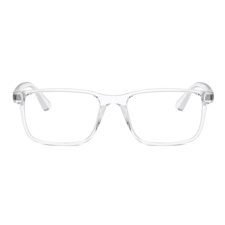 Оправа RayBan Пластиковая оправа Квадратные Оправы для очков Унисекс Прозрачный Белый - изображение 2