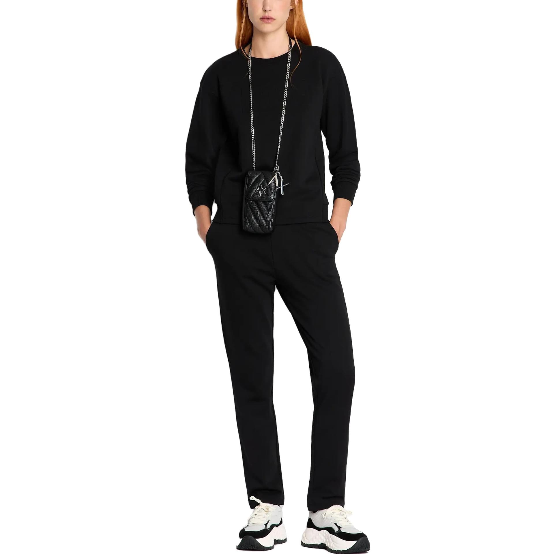Штаны ARMANI EXCHANGE Спортивные трикотажные брюки Женские - изображение 6