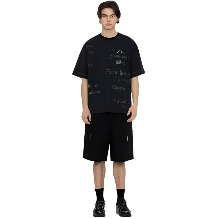 Шорты EVISU KURO SS24 Black Shorts - изображение 3
