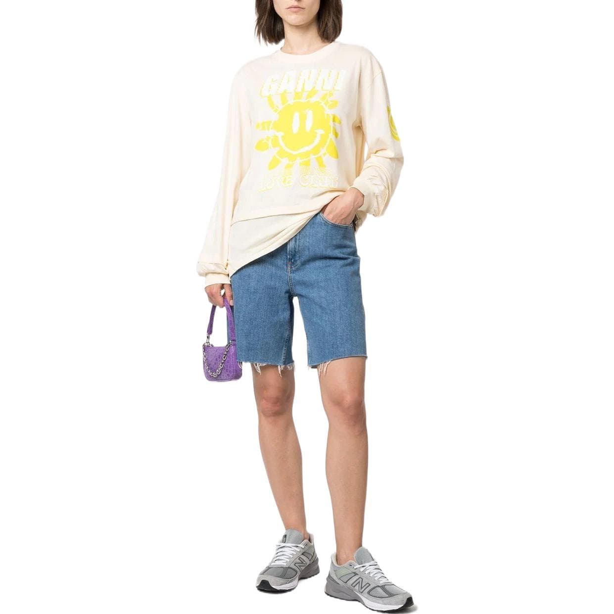 Футболка GANNI SS22 LOVE CLUB T - изображение 2