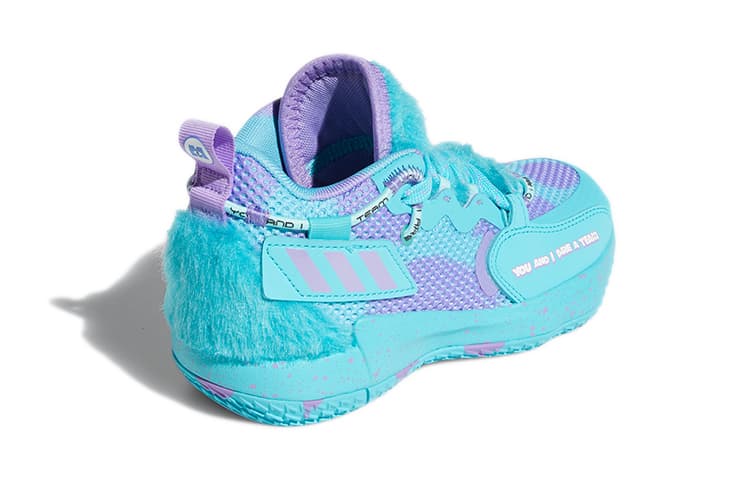 Кроссовки для баскетбола Monsters Inc. x adidas D lillard 7 Extply - изображение 4