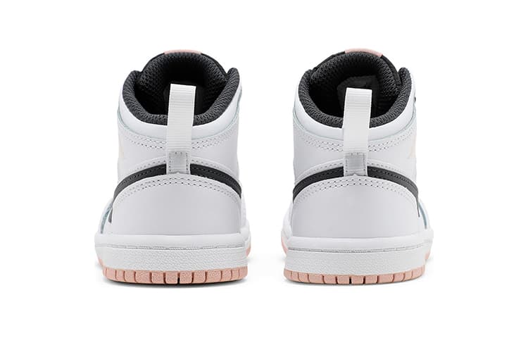 Кроссовки TD Air Jordan 1 Mid 'White Arctic Orange' - изображение 4