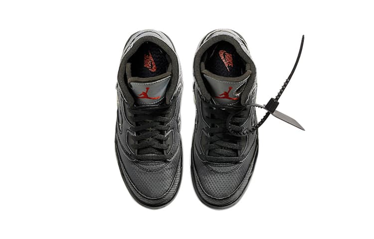 Кроссовки для баскетбола OFF-WHITE x Jordan Air Jordan 5 Retro SP 2020 - изображение 4