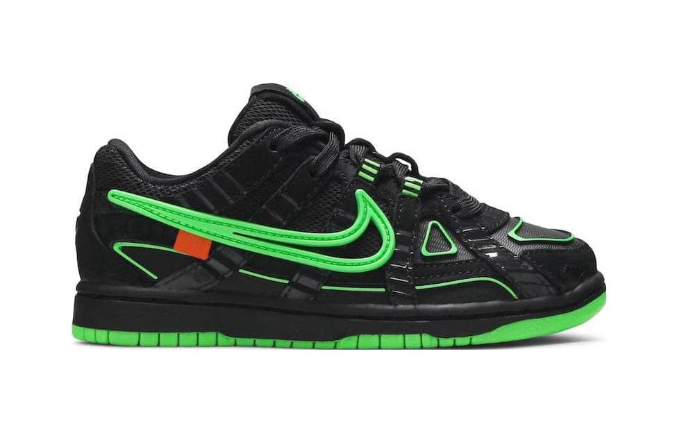 Кроссовки OFF-WHITE x Nike Rubber Dunk "Green Strike" - изображение 2