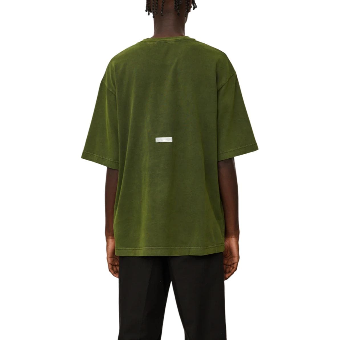 Футболка Acne Studios T-рубашка мужская зеленая - изображение 3