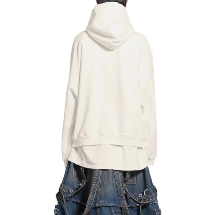 Худи Balenciaga FW22 Hoodie White - изображение 5