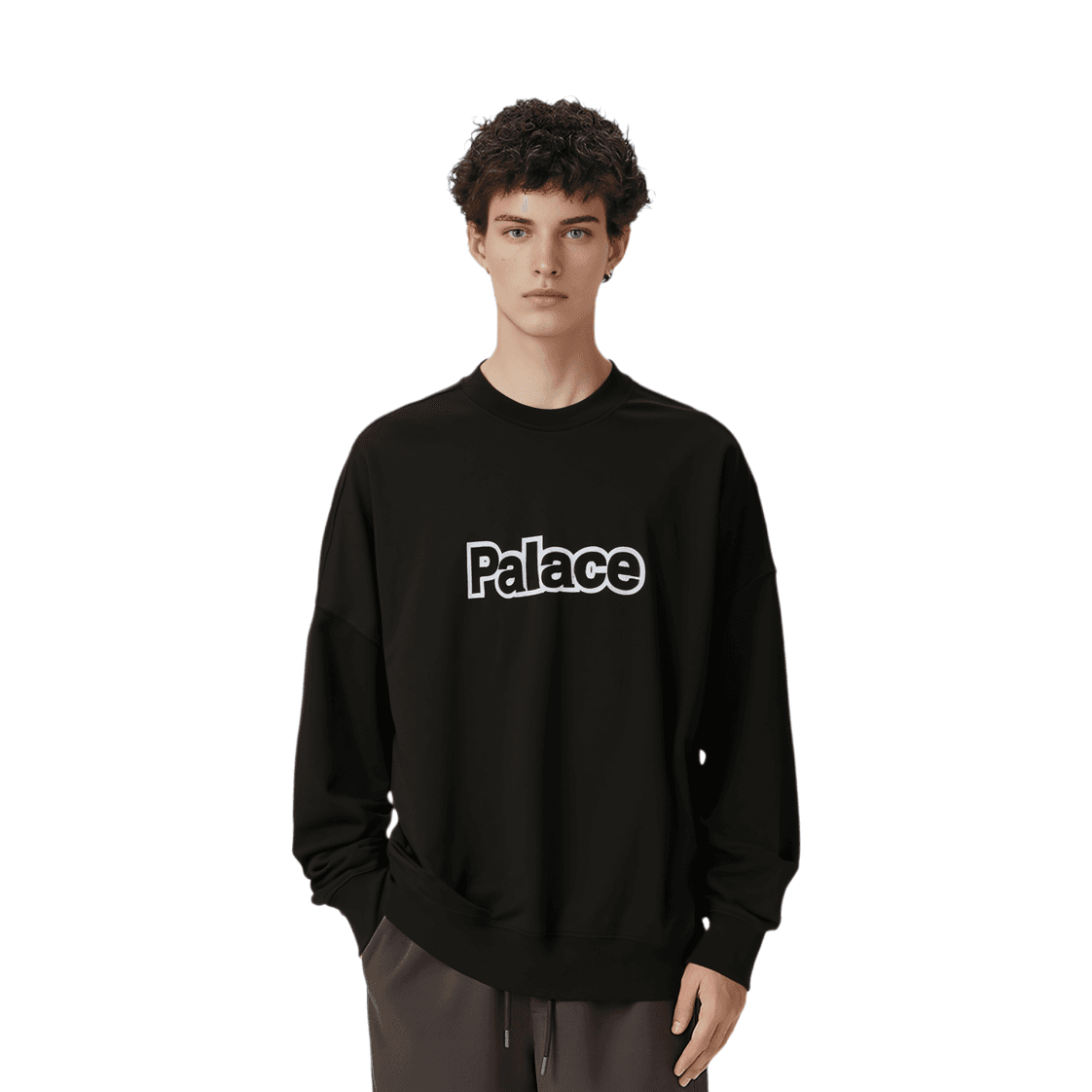 Худи PALACE FW21 Word Crew BlackLogo - изображение 4