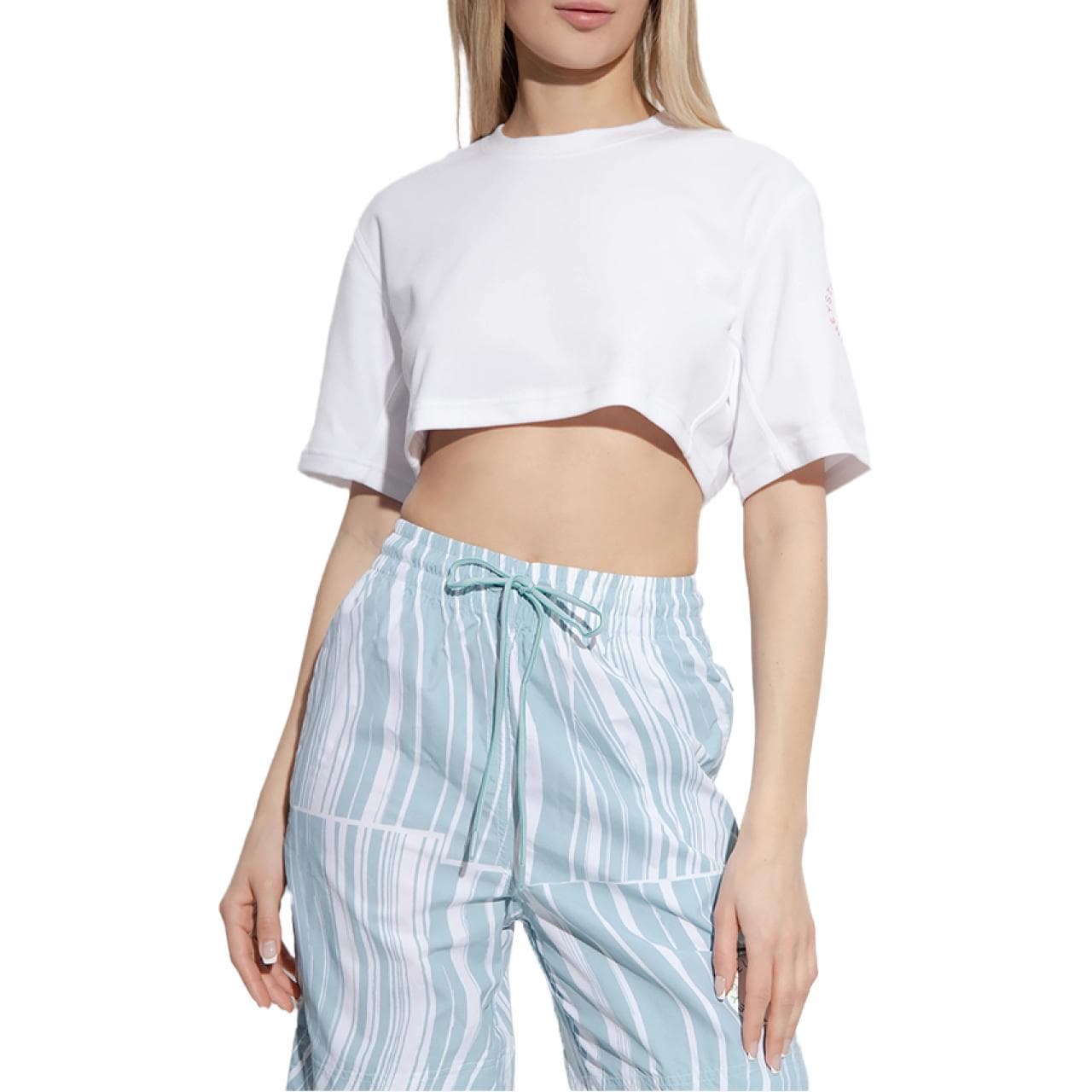 Футболка Adidas Белые Женские Футболки - изображение 6