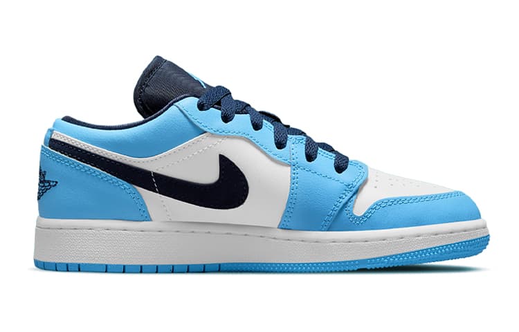 Кроссовки для баскетбола Jordan Air Jordan 1 Low "UNC" GS - изображение 2