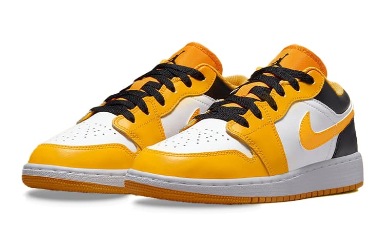 Кроссовки для баскетбола Jordan Air Jordan 1 Low "Taxi" GS - изображение 3