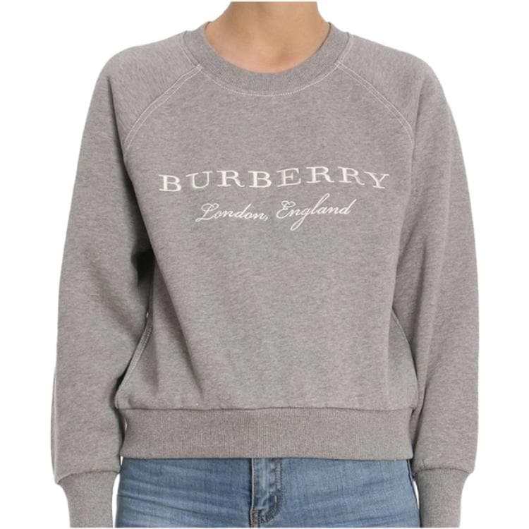 Худи Толстовка Burberry Женское Серое - изображение 2