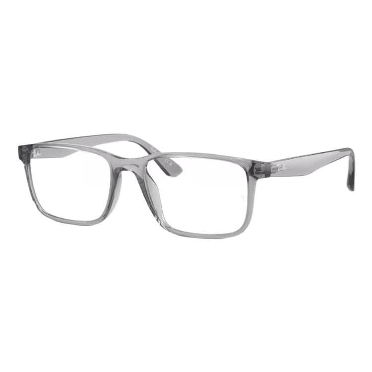 Оправа RayBan Пластиковая оправа Квадратные Оправы для очков Унисекс Прозрачно-серый - изображение 1