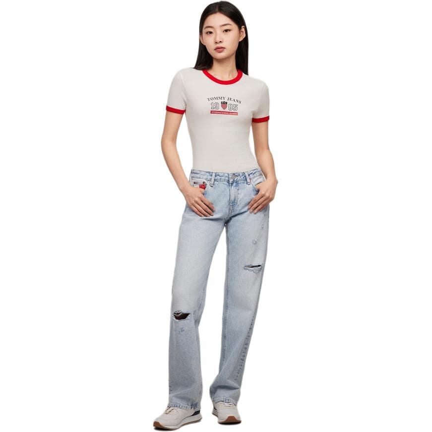 Джинсы Tommy Hilfiger Джинсы Женские Джинсовый Синий - изображение 5