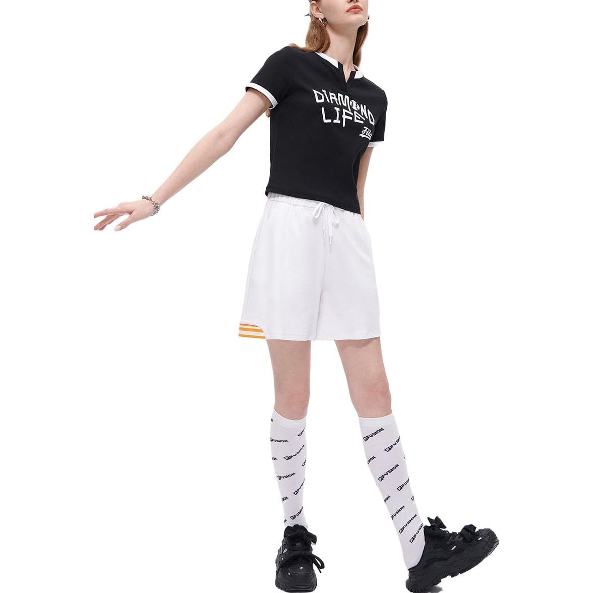 Футболка FILA FUSION Женские T-рубашки - изображение 3