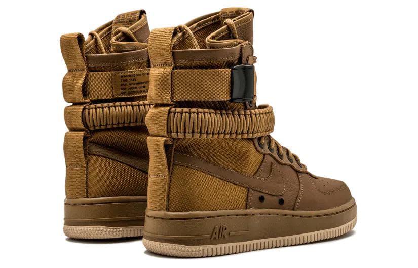 Кроссовки Nike Air Force 1 Golden Beige GS - изображение 4