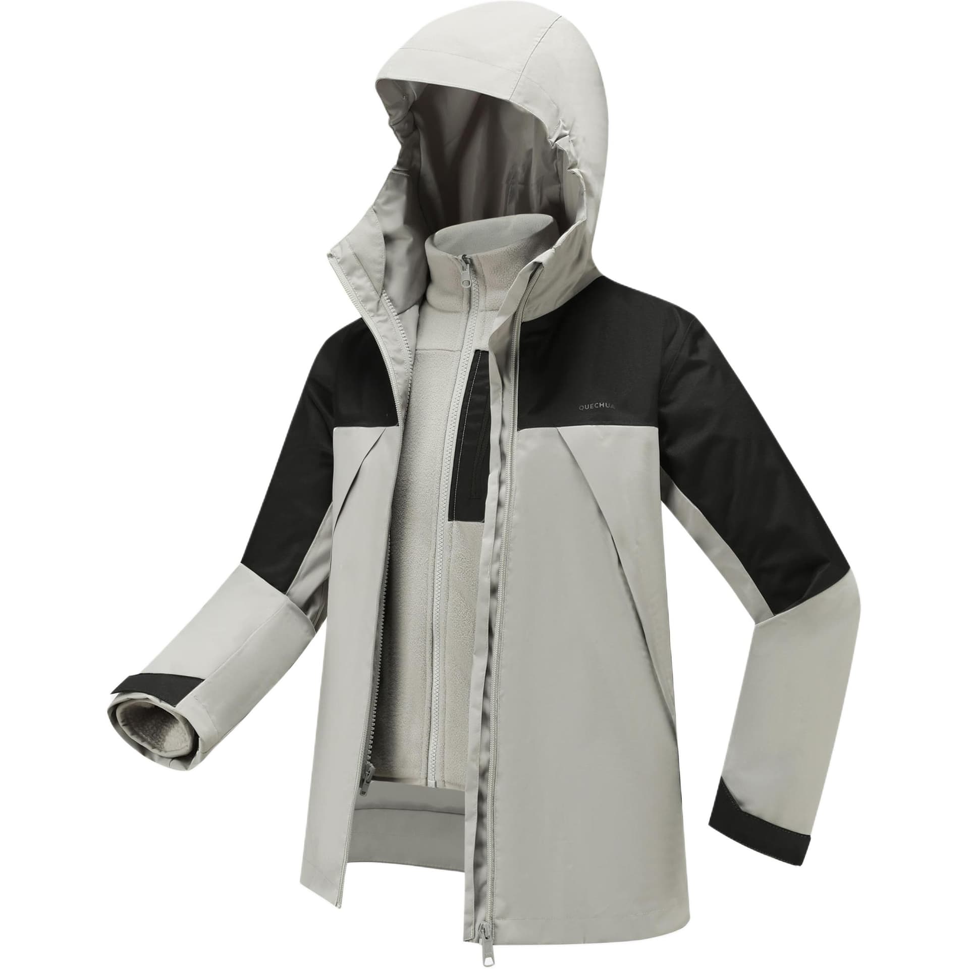 DECATHLON Ветровка SH500 QUECHUA 2 предмета Набор волшебных цветов для подростков - изображение 2