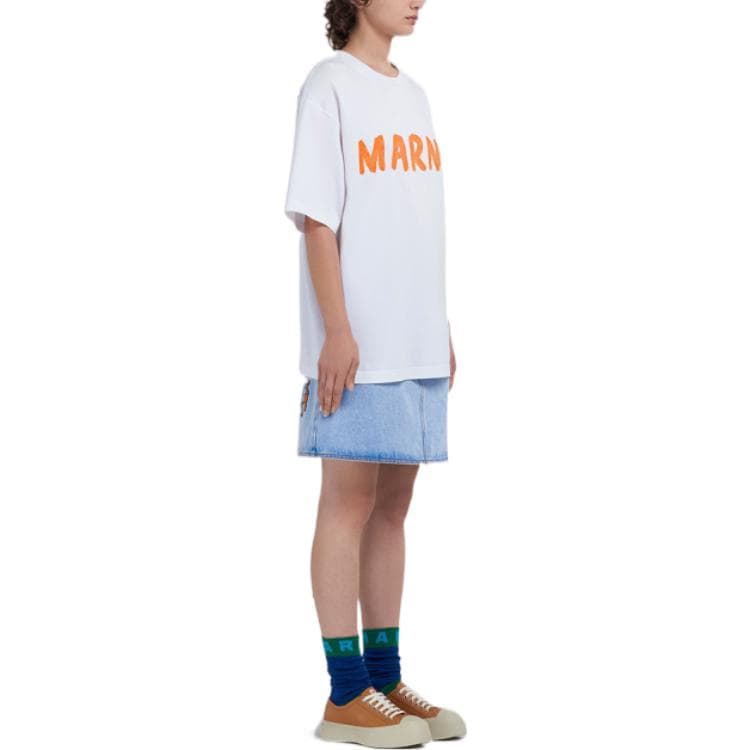 Футболка MARNI SS23 LogoT - изображение 4
