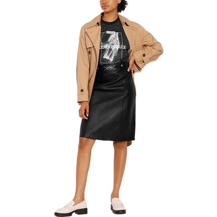 COACH FW22 Black Skirt - изображение 4