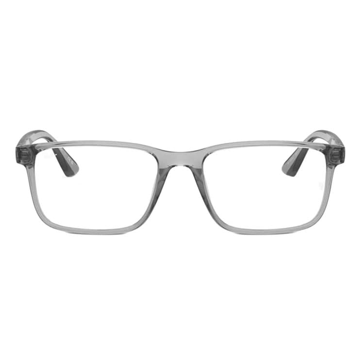 Оправа RayBan Пластиковая оправа Квадратные Оправы для очков Унисекс Прозрачно-серый - изображение 2
