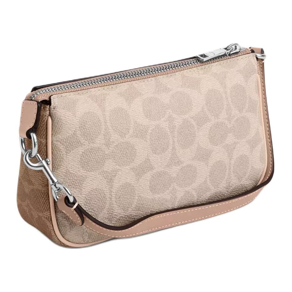 Мини-сумка COACH Nolita Покрытие Холст Настольный Ручная Сумка через плечо Сумка на плечо Маленькая Женская - изображение 2