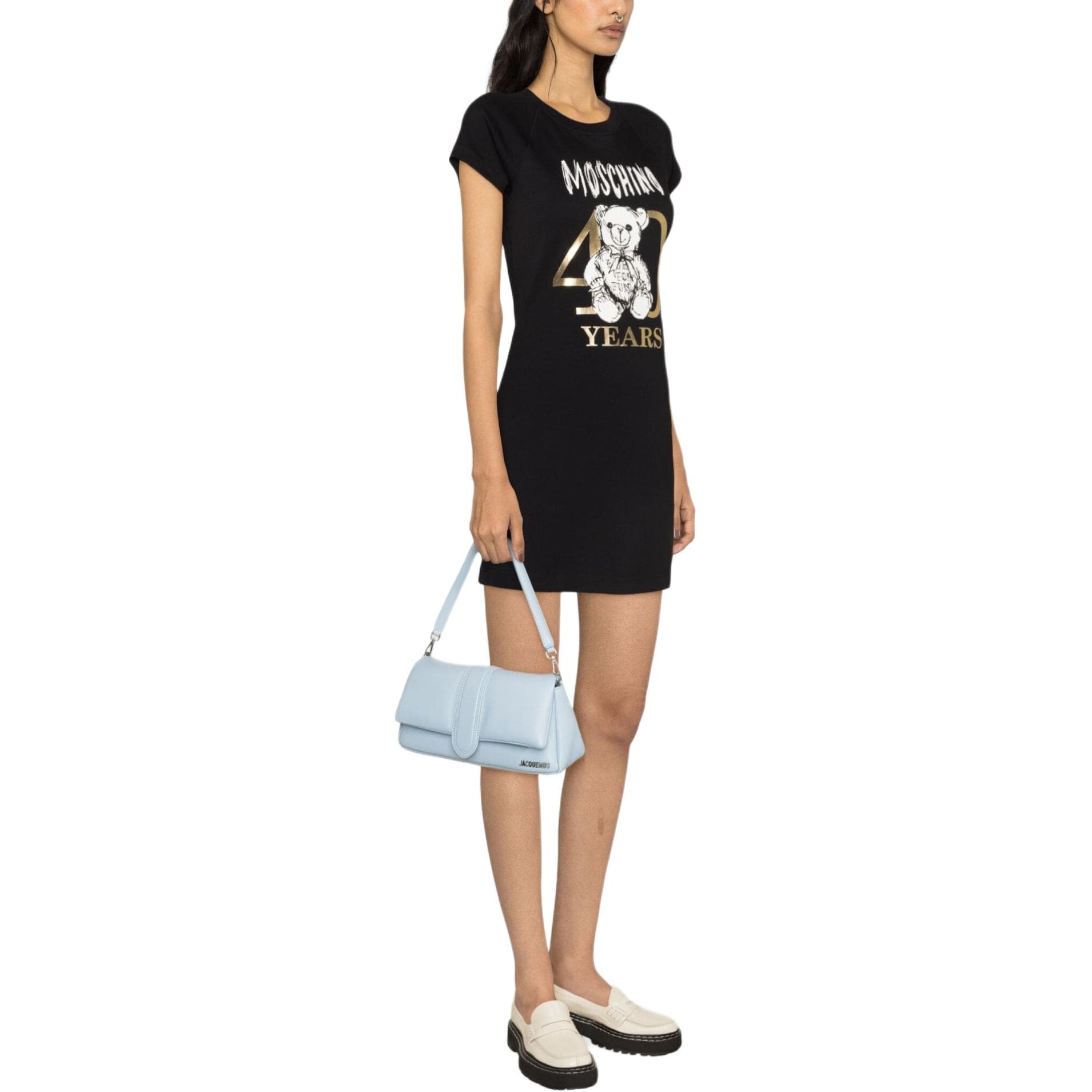 Платье MOSCHINO logoT - изображение 4