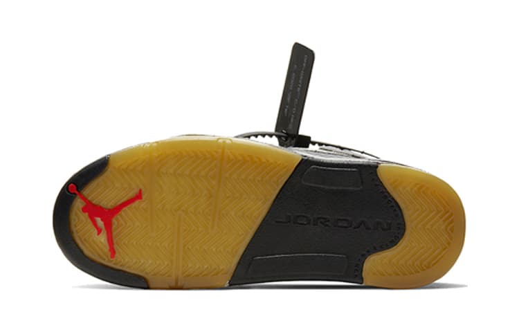 Кроссовки для баскетбола OFF-WHITE x Jordan Air Jordan 5 Retro SP 2020 - изображение 6