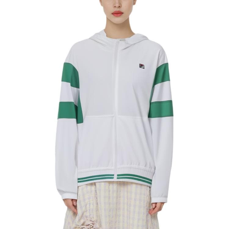 Куртка FILA Нефритовый Белый Женский Куртки - изображение 6
