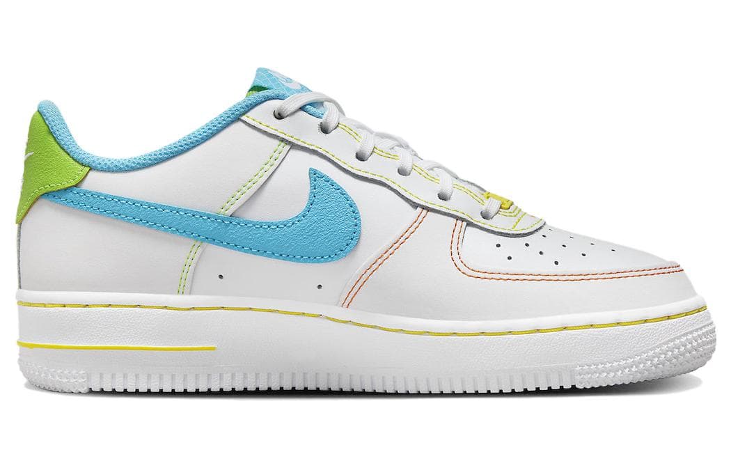 Кроссовки Nike Air Force 1 Low "White Multi" GS - изображение 2