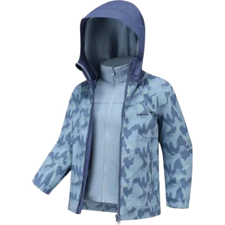 DECATHLON Куртка SH100 Синяя Детская для возраста 3-7 лет - изображение 3