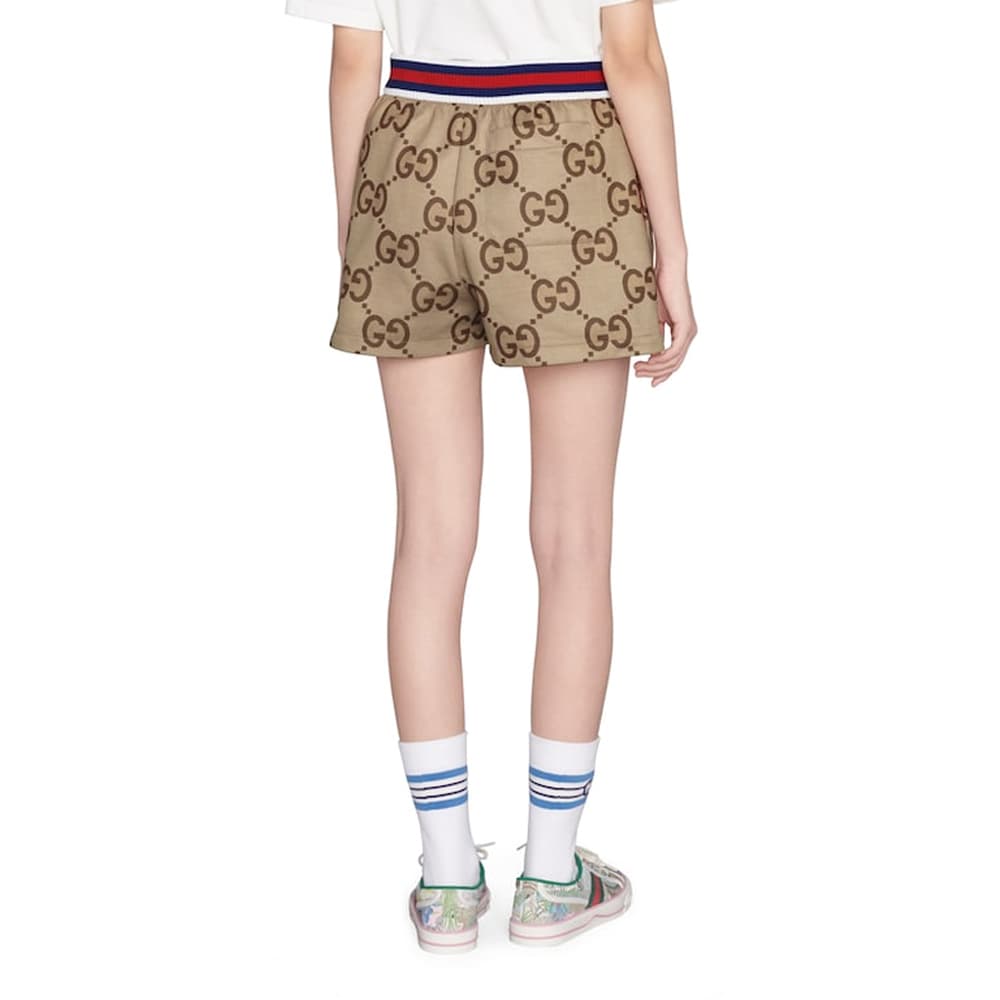Шорты GUCCI SS22 Logo Knit Shorts - изображение 3