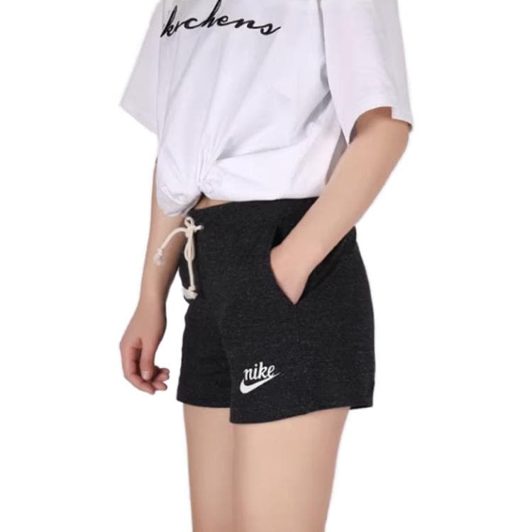Шорты NIKE Серые Женские Повседневные Шорты - изображение 2