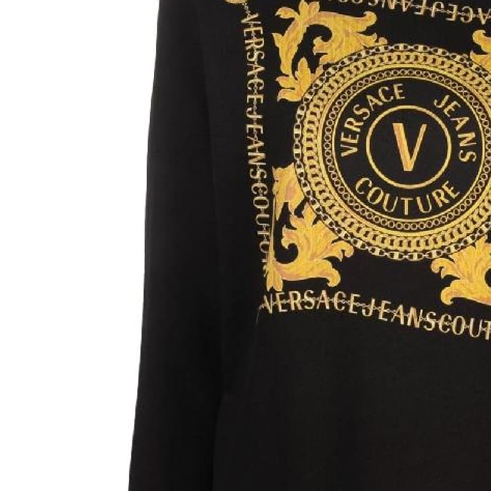 Худи VERSACE JEANS COUTURE Черные Женские Толстовка - изображение 6
