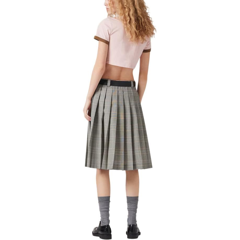 Футболка MIU MIU Logo SS24 T - изображение 4