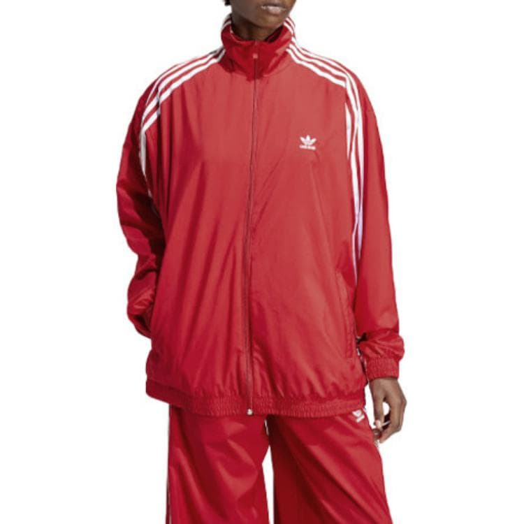 Куртка Adidas Originals ADILENIUM Куртка Женская Светло-Красная - изображение 3