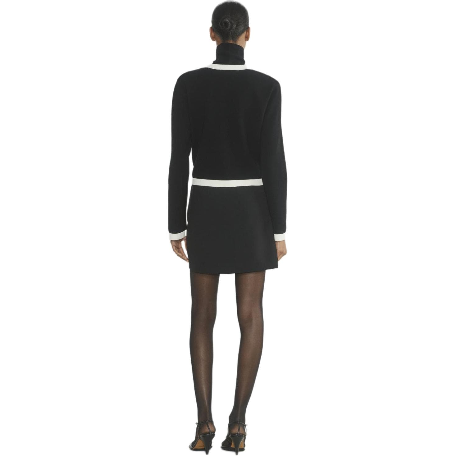 Кофта ARITZIA FW24 BABATON Approach Кардиган Трикотаж Женский Черный Светлая береза Черный Светлая береза Цвет - изображение 3