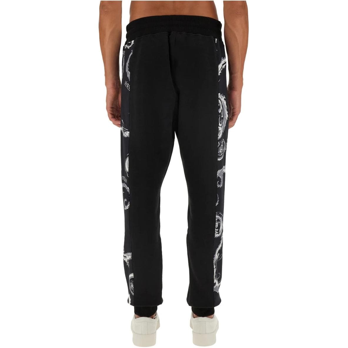 Штаны VERSACE JEANS COUTURE Повседневные брюки Мужские Черные - изображение 2