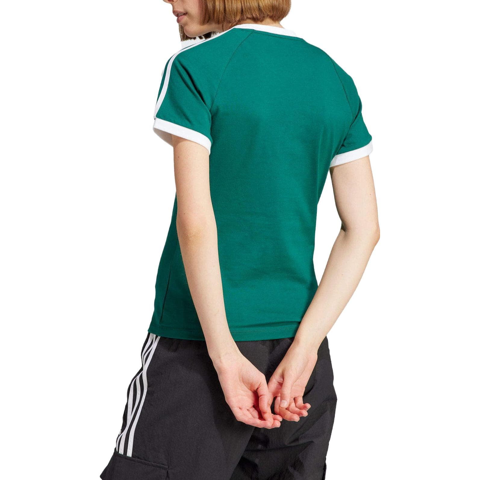 Футболка Adidas Originals Реглан T-Shirt Женская Зеленая - изображение 3