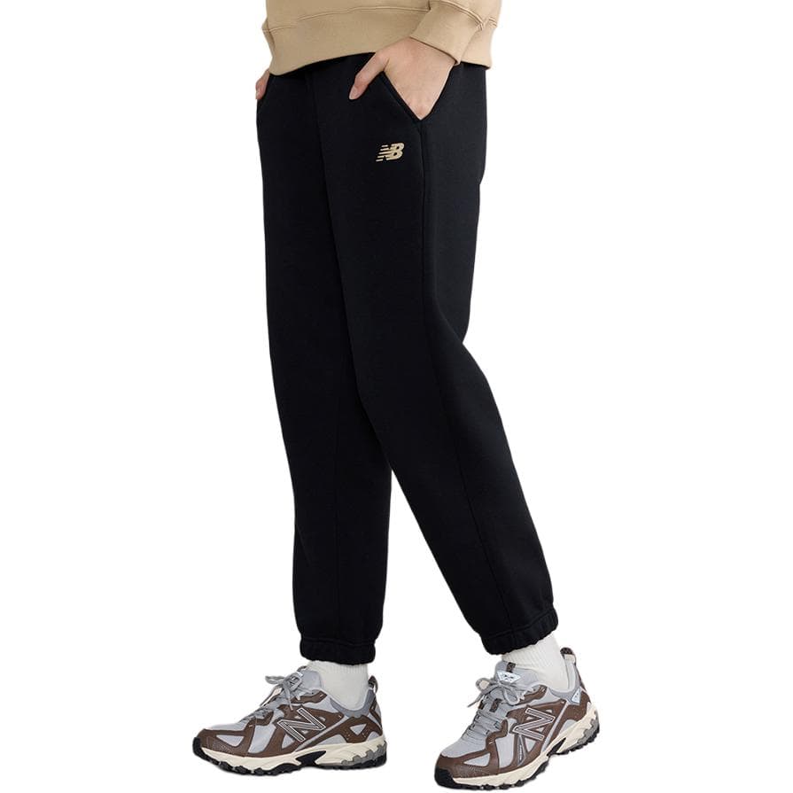 Штаны New Balance Вязаные спортивные брюки женские черные - изображение 4