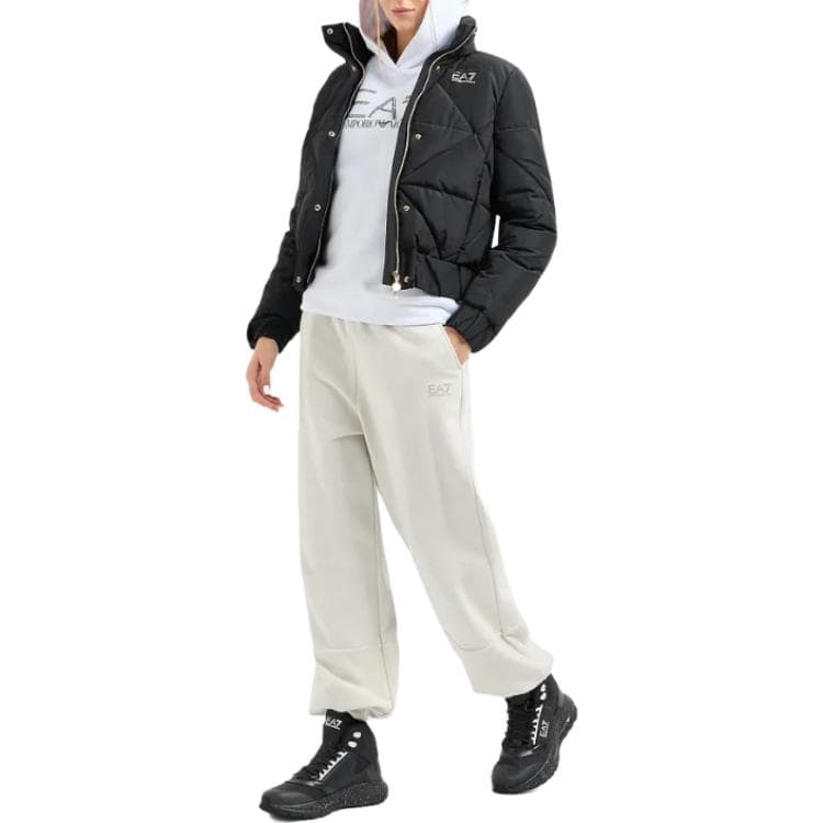 Худи EMPORIO ARMANI EA7 FW23 Худи-ханьфу платье Женское - изображение 7