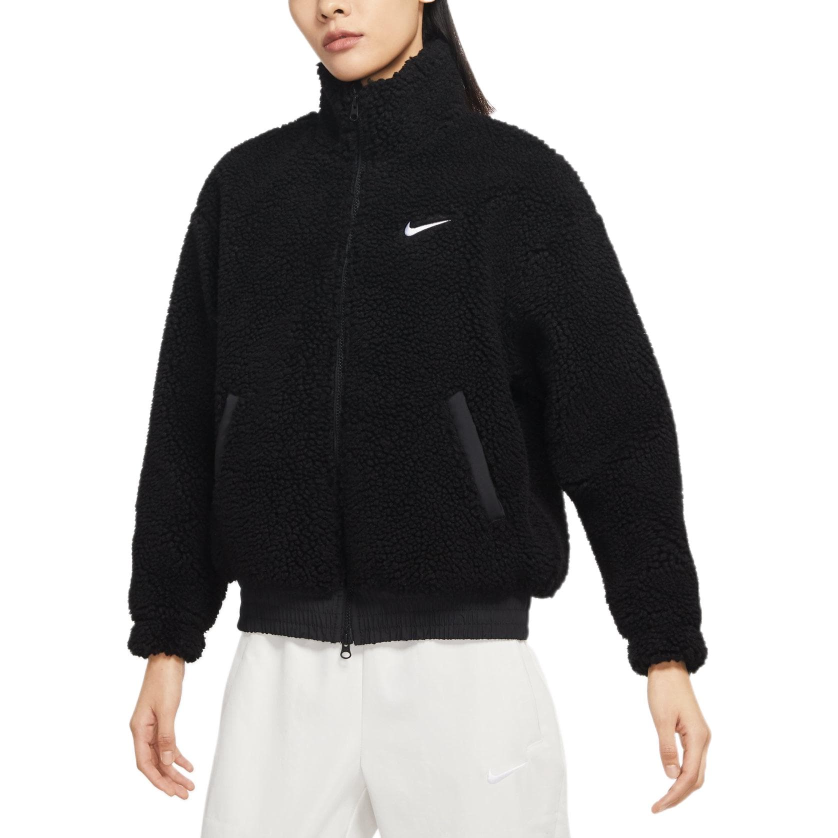 Куртка Nike W Nsw Swsh Plsh Jkt - изображение 4
