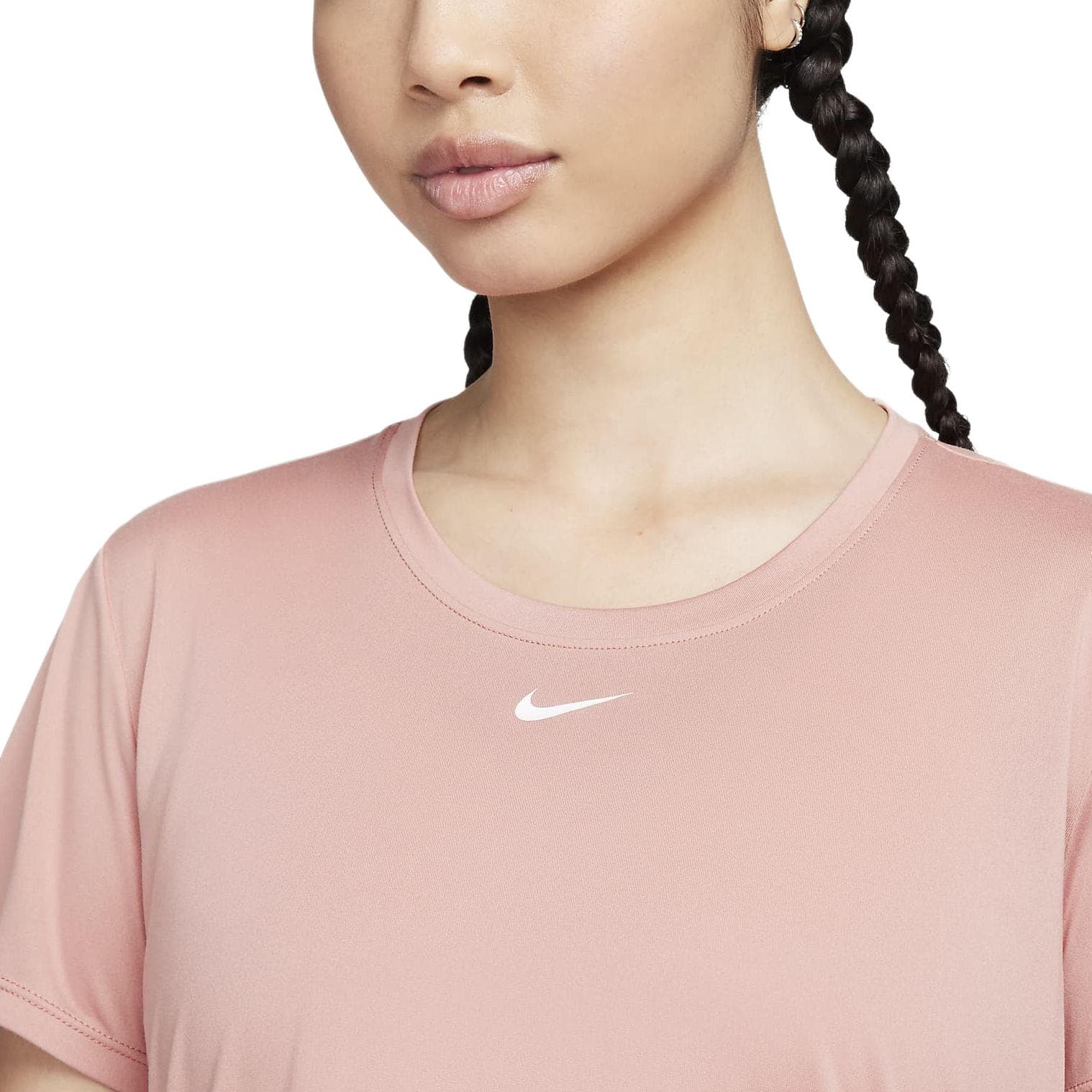 Футболка NIKE Dri Fit Светло-розовые Женские Футболки - изображение 3