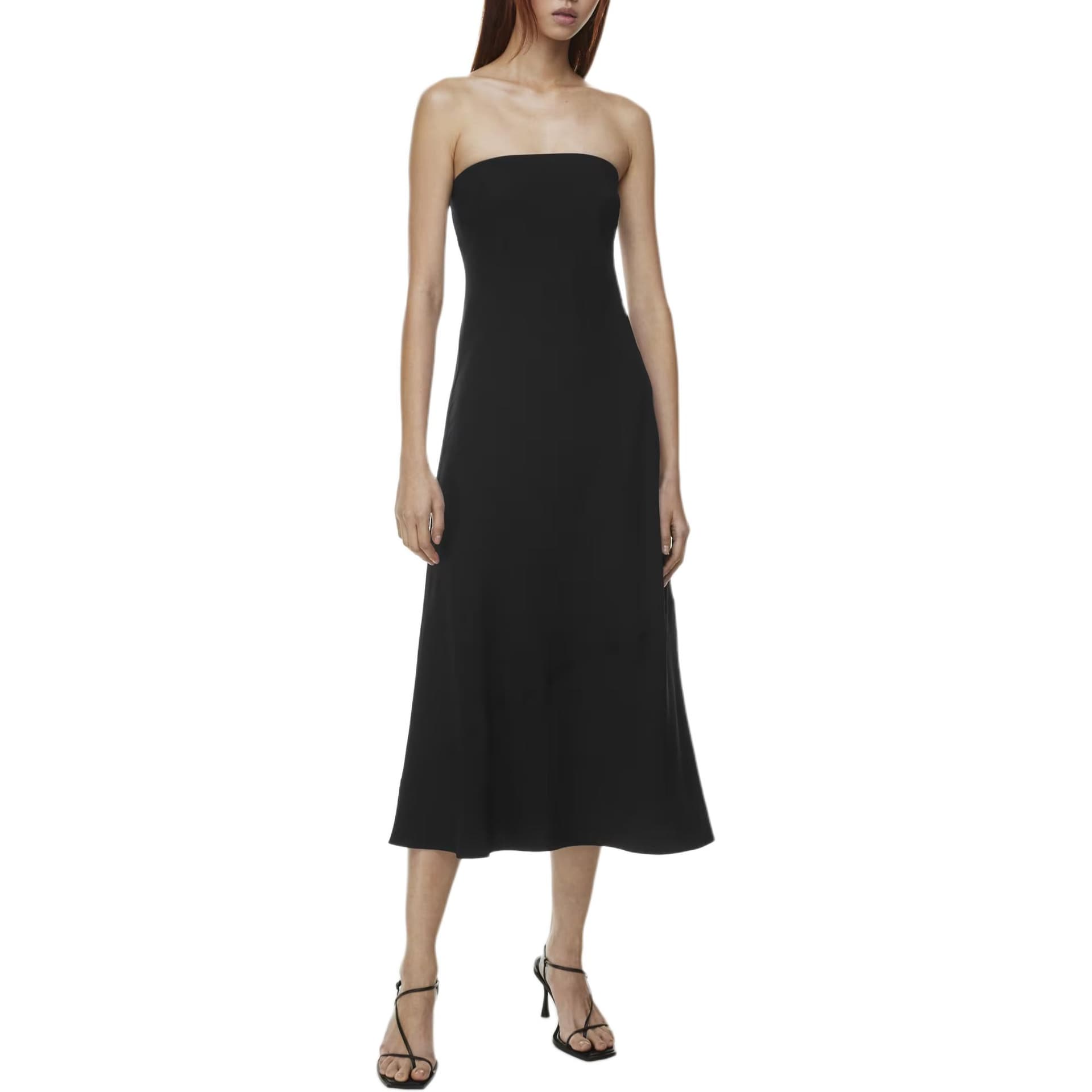 ARITZIA BABATON Разрешение Платье Без рукавов Женское Черное - изображение 3