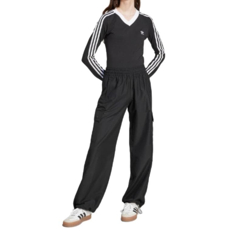 Худи Adidas Originals Classics 3-Stripes Толстовка Женское Черное - изображение 2