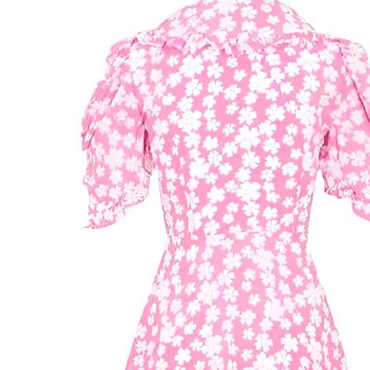 Платье Miu Miu Floral Print Dress - изображение 8