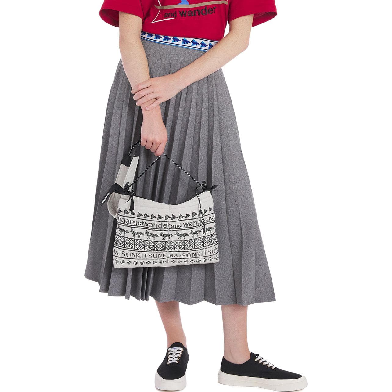 Юбка Maison Kitsune x and wander FW23 - изображение 4