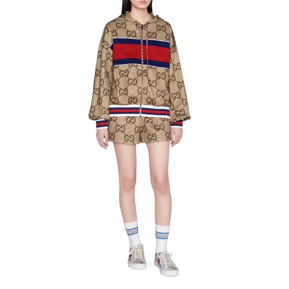 Шорты GUCCI SS22 Logo Knit Shorts - изображение 5