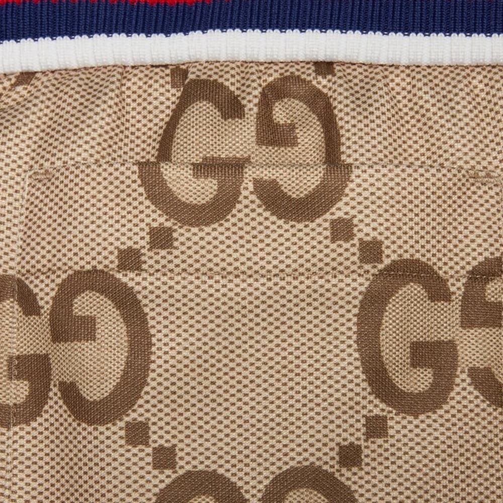 Шорты GUCCI SS22 Logo Knit Shorts - изображение 6