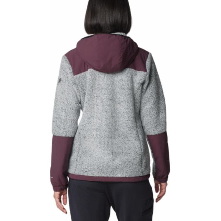 Columbia Arctic с капюшоном флисовый бархат пальто женское серый - изображение 2