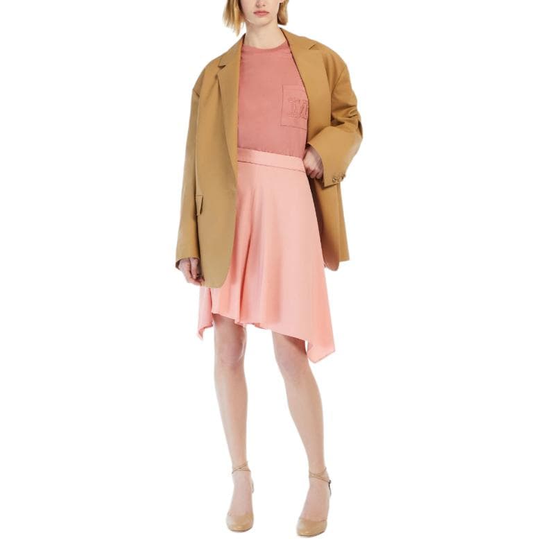 Футболка MaxMara T Рубашка Женская Темно-Розовая - изображение 2